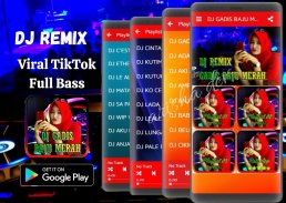 DJ Gadis Baju Merah Viral Tiktok DJ Remix Offline screenshot 1