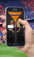 Barcelona Zipper Lock Screen screenshot 1