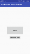 Backup And Reset Settings Shor screenshot 1