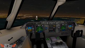 Flight Simulator Night NY Free screenshot 10