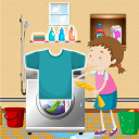 Little Wash Laundry Cloth Icon