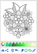 Flores mandala livro colorir screenshot 7