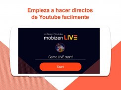 Mobizen transmisión en vivo para youtube screenshot 7