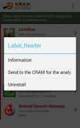 CRAM App Analyser screenshot 4