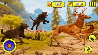 Black Panther Family Simulator- Wild Animal Attack screenshot 2