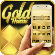 Gold Glitter Precious Theme screenshot 0