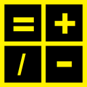 위젯 계산기 여러 가지 빛깔의 CALCULATOR Icon