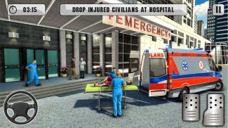 Police Emergency Ambulance Rescue Simulator screenshot 1
