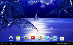 Night Beach Live Wallpaper screenshot 0