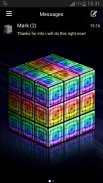 GO SMS Pro style rainbow cube screenshot 0