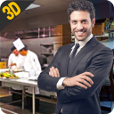 MY restaurant Manager: Virtual manager games 3D Icon