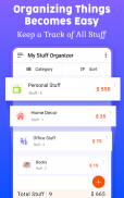 My Stuff Organizer screenshot 2
