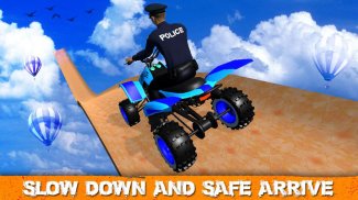 US Police ATV Quad Bike Mega Ramp Stunts screenshot 0