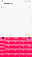 Rosa Tastatur screenshot 1