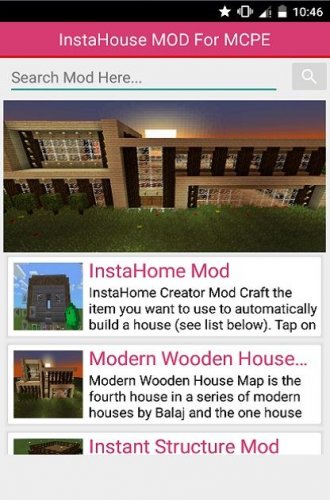 Instahouse Mod For Mcpe 1 0 Download Android Apk Aptoide
