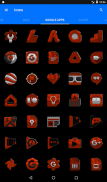 Red Orange Icon Pack Free screenshot 21