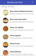 Recetas De Pizzas screenshot 0