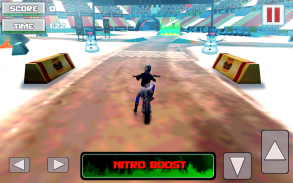 Motorcycle Stunt Snowblower 3D screenshot 7