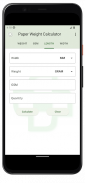 Paper Weight Calculator screenshot 0
