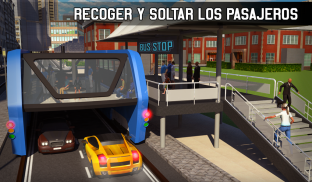 Elevada autobús Simulador 3D: Futuristic Bus 2018 screenshot 15