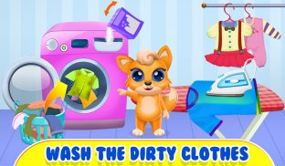 BABY Panda House Clean up Game screenshot 4