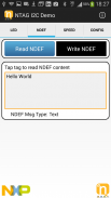 NTAG I2C Demoboard screenshot 2
