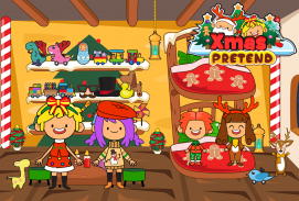 My Pretend Christmas - Santa Kids Holiday Party screenshot 3