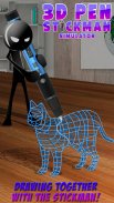 3D Pen Stickman Simulator screenshot 3