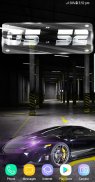 3D Super Cars Clock Wallpaper HD screenshot 0