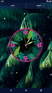 Black Jungle Forest Clock screenshot 4