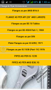 Flange & Pipe Dimensions screenshot 1