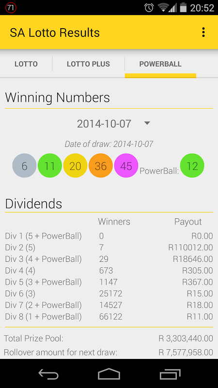 lotto plus dividends