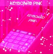 Pink Keyboard GO Theme screenshot 3