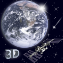 Earth Flying Objects 3D Live Wallpaper