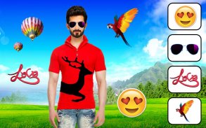 Men T-Shirt Design Photo Maker screenshot 0