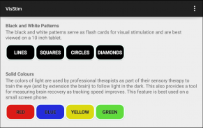 VisStim Visual Sensory Therapy screenshot 1