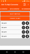 AMR to MP3 Converter screenshot 1