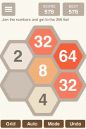 Hexic 2048 screenshot 0