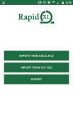 Export Import Contacts Excel screenshot 1
