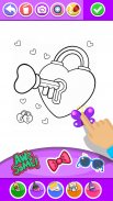 Glitter Wedding Coloring Pages screenshot 0