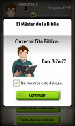 El Master de la Biblia Trivia screenshot 1