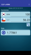 Chile Peso x South Korean Won screenshot 0