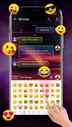 Sparkle Color Sms Theme screenshot 2