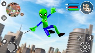 Superhero Stickman Rope Hero screenshot 3