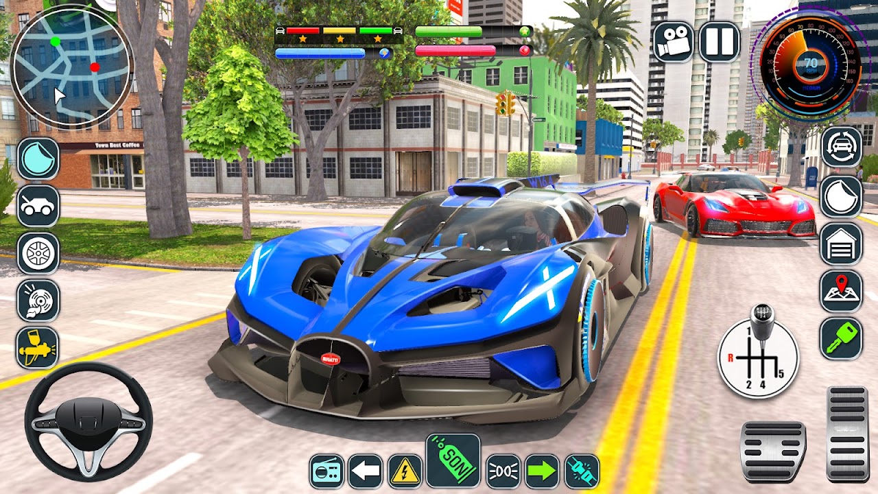 Car Racing & Parking Games Free 3D Super Cars Driving Simulator