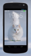 4K Cat Lock Screen Wallpaper screenshot 2