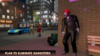 Pembunuh Clown Bank Perampokan Kas Real Gangster screenshot 4