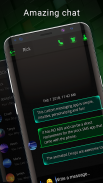 Dark mode SMS theme screenshot 2