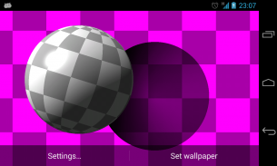 Boing Ball Live Wallpaper Lite screenshot 2