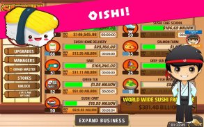 Tokyo Sushi Diner - Japanese Restaurant Idle Game screenshot 0
